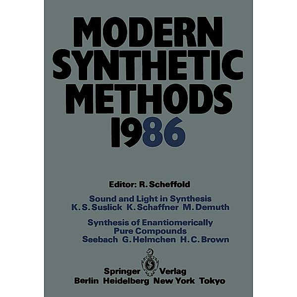 Modern Synthetic Methods 1986 / Modern Synthetic Methods Bd.4