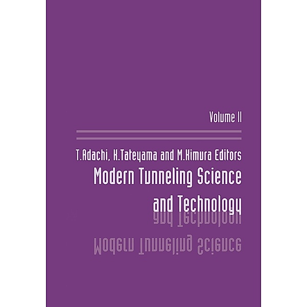 Modern Tunneling Science And T, Toshishisa Adachi
