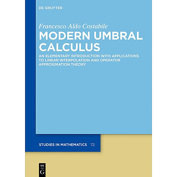 Modern Umbral Calculus, Francesco Aldo Costabile