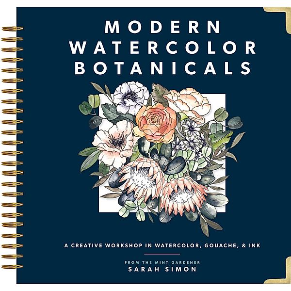 Modern Watercolor Botanicals, Sarah Simon