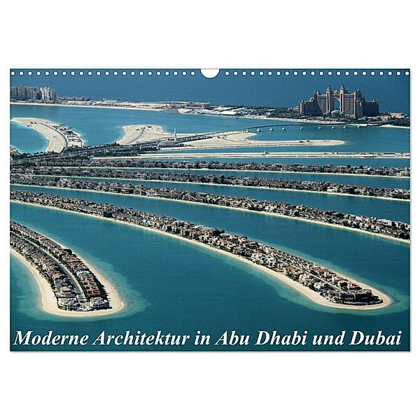 Moderne Architektur in Abu Dhabi und Dubai (Wandkalender 2024 DIN A3 quer), CALVENDO Monatskalender, Hans-Wolfgang Hawerkamp