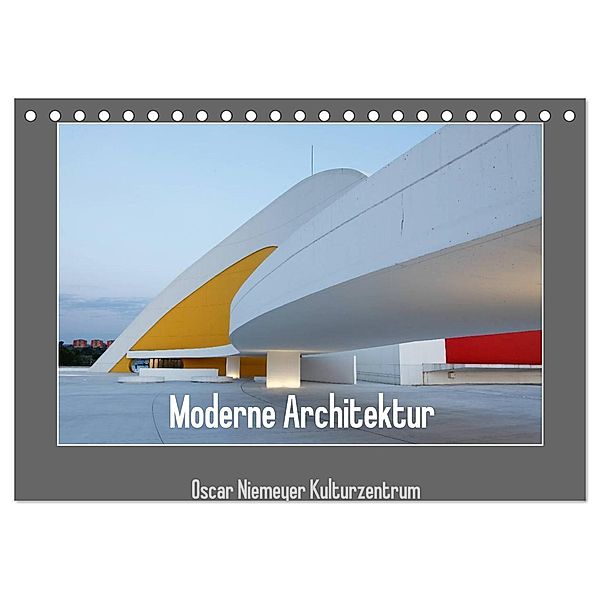 Moderne Architektur - Oscar Niemeyer Kulturzentrum (Tischkalender 2024 DIN A5 quer), CALVENDO Monatskalender, Dirk Ehrentraut