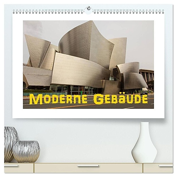 Moderne Gebäude (hochwertiger Premium Wandkalender 2024 DIN A2 quer), Kunstdruck in Hochglanz, Dirk Ehrentraut