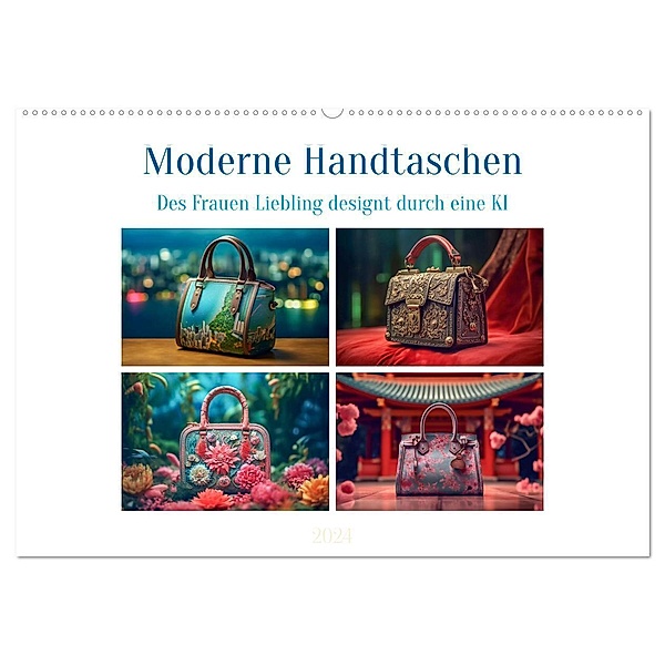 Moderne Handtaschen (Wandkalender 2024 DIN A2 quer), CALVENDO Monatskalender, Steffen Gierok-Latniak