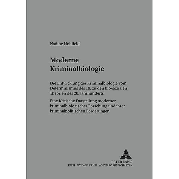 Moderne Kriminalbiologie, Nadine Bräuninger geb. Hohlfeld