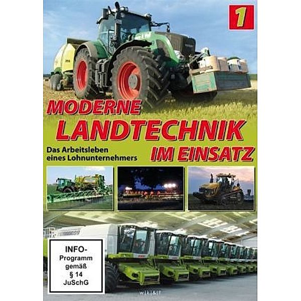 Moderne Landtechnik im Einsatz, 1 DVD