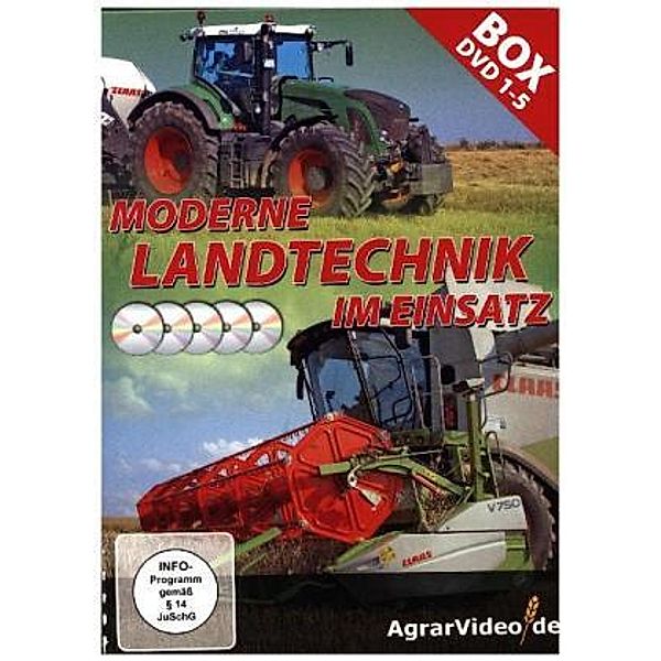 Moderne Landtechnik Teil 1-5, 5 DVD