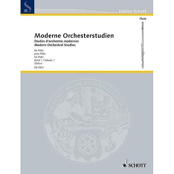 Moderne Orchesterstudien für Flöte