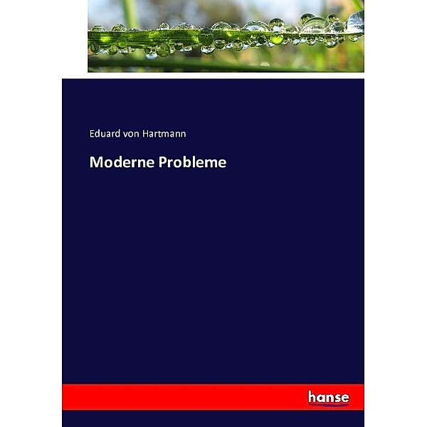 Moderne Probleme, Eduard von Hartmann