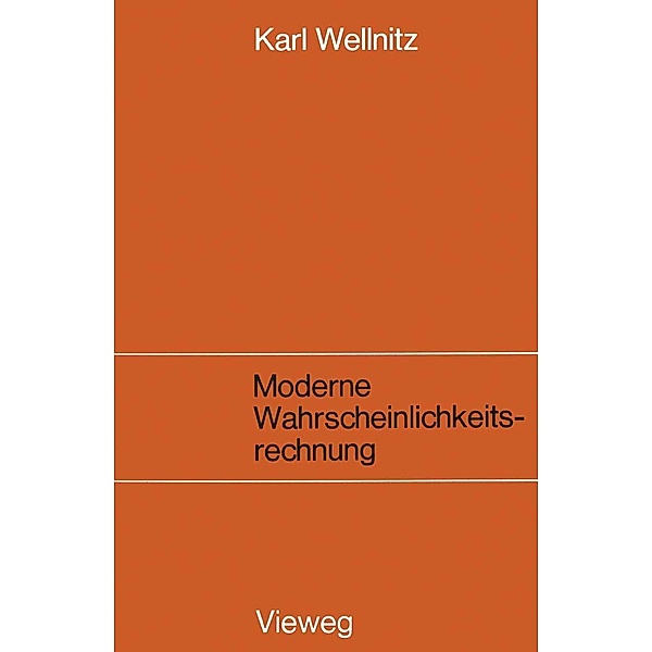Moderne Wahrscheinlichkeitsrechnung, Karl Wellnitz
