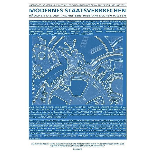 MODERNES STAATSVERBRECHEN - RÄDCHEN DIE DEN HOHEITSBETRIEBAM LAUFEN HALTEN, Sozialkritische Professionals: Deutschland (SP: D)