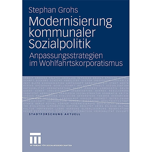 Modernisierung kommunaler Sozialpolitik, Stephan Grohs