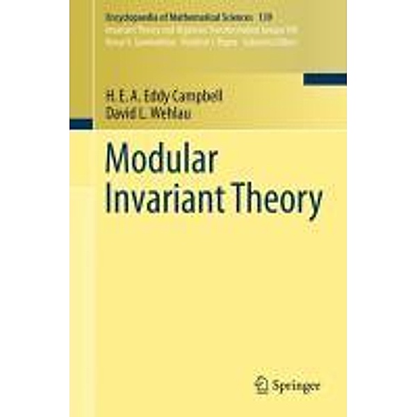 Modular Invariant Theory / Encyclopaedia of Mathematical Sciences Bd.139, H. E. A. Eddy Campbell, David L. Wehlau