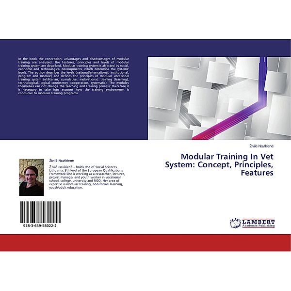 Modular Training In Vet System: Concept, Principles, Features, Zivile Navikiene