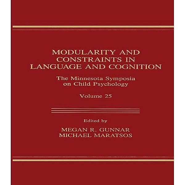 Modularity and Constraints in Language and Cognition