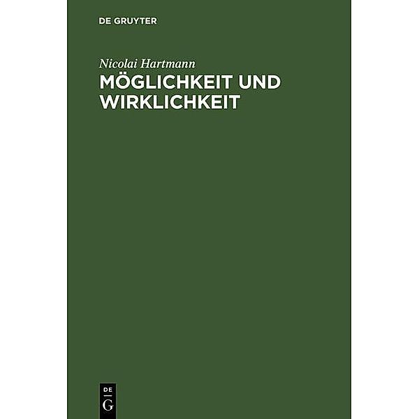 Möglichkeit und Wirklichkeit, Nicolai Hartmann