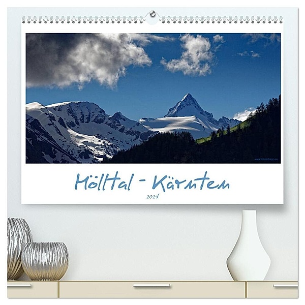 Mölltal - Kärnten (hochwertiger Premium Wandkalender 2024 DIN A2 quer), Kunstdruck in Hochglanz, Tobias Trapp