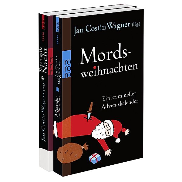 Mörderische Adventskalender, 2 Bände: Mordsweihnachten/Totenstille Nacht, Costin Wagner (Hg.)