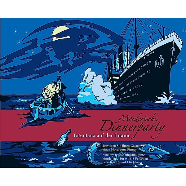 Blaubart Verlag Mörderische Dinnerparty, Totentanz auf der Titanic (Spiel), Christiane Fux