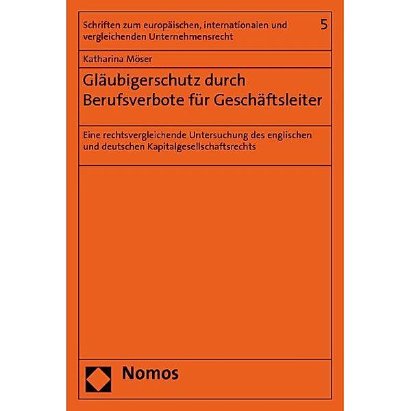 Möser, K: Gläubigerschutz durch Berufsverbote, Katharina Möser