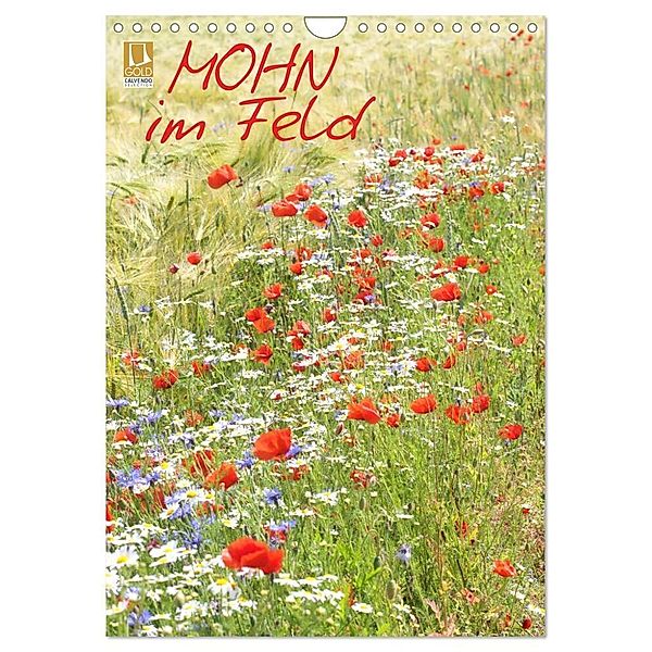 Mohn im Feld (Wandkalender 2024 DIN A4 hoch), CALVENDO Monatskalender, Gisela Kruse