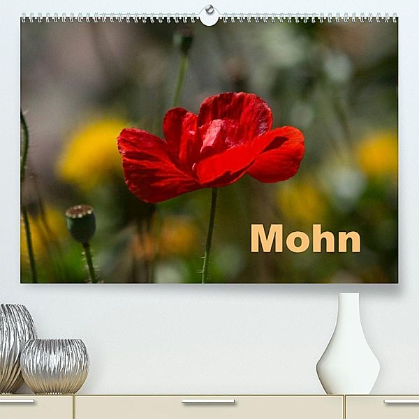 Mohn (Premium, hochwertiger DIN A2 Wandkalender 2023, Kunstdruck in Hochglanz), Erwin Renken