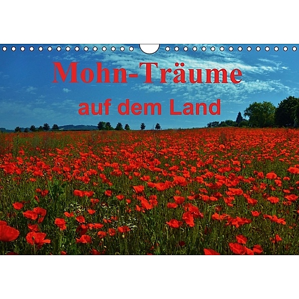 Mohn-Träume auf dem Land (Wandkalender immerwährend DIN A4 quer), Lutz Klapp