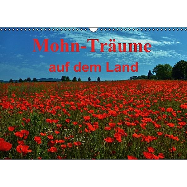 Mohn-Träume auf dem Land (Wandkalender immerwährend DIN A3 quer), Lutz Klapp