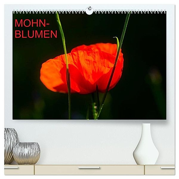 Mohnblumen (hochwertiger Premium Wandkalender 2024 DIN A2 quer), Kunstdruck in Hochglanz, Thomas Jäger