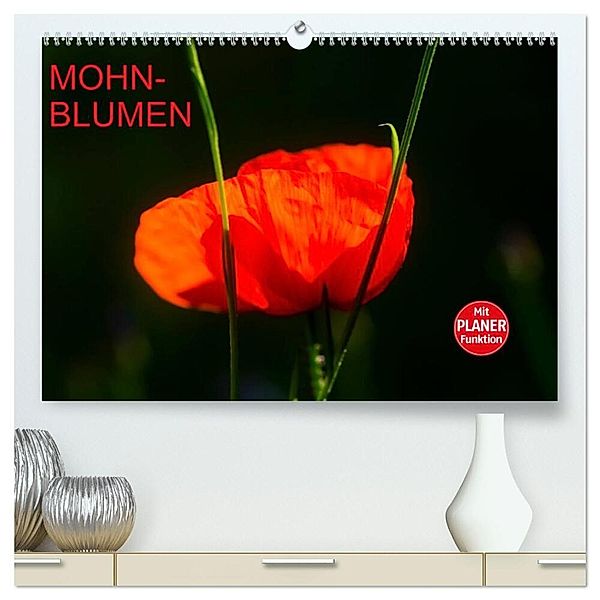 Mohnblumen (hochwertiger Premium Wandkalender 2024 DIN A2 quer), Kunstdruck in Hochglanz, Anette/Thomas Jäger