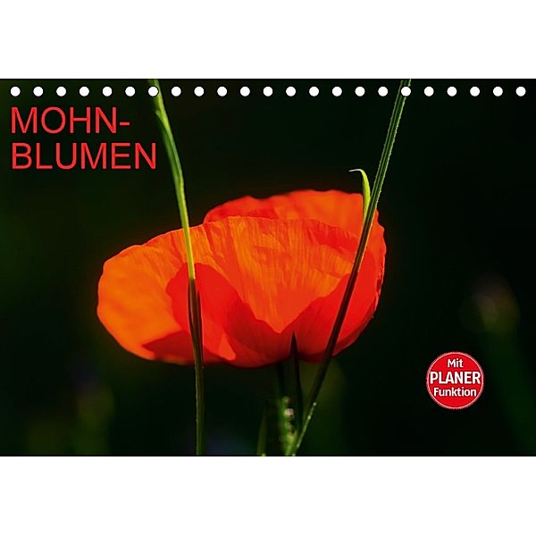 Mohnblumen (Tischkalender 2018 DIN A5 quer), Anette Jäger