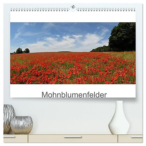 Mohnblumenfelder (hochwertiger Premium Wandkalender 2024 DIN A2 quer), Kunstdruck in Hochglanz, Erwin Altmeier