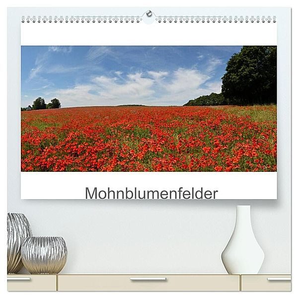 Mohnblumenfelder (hochwertiger Premium Wandkalender 2025 DIN A2 quer), Kunstdruck in Hochglanz, Calvendo, Erwin Altmeier
