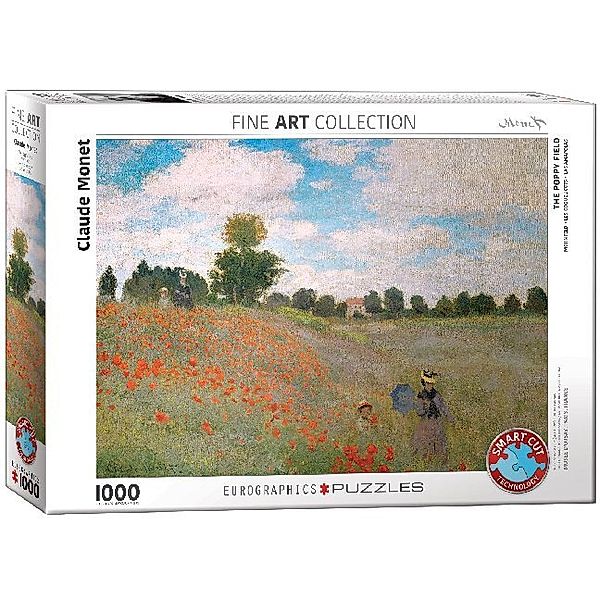 Eurographics Mohnfeld (Puzzle), Claude Monet