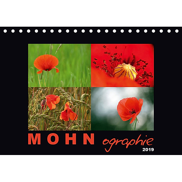 MOHNographie (Tischkalender 2019 DIN A5 quer), Angelika Giessl