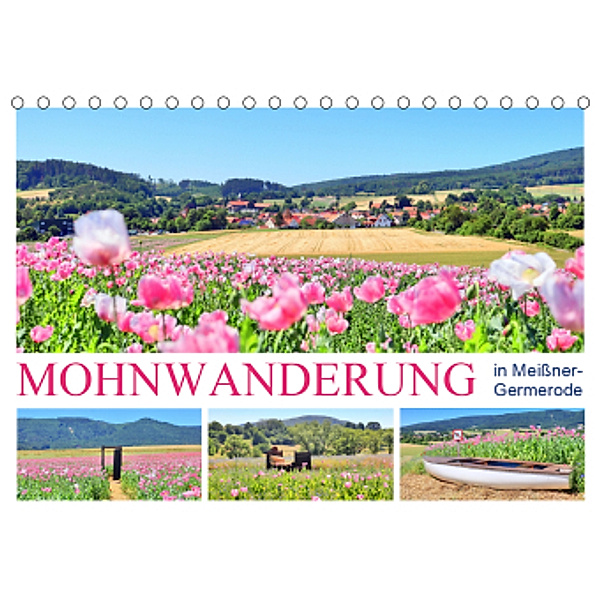Mohnwanderung in Meißner-Germerode (Tischkalender 2021 DIN A5 quer), Sabine Löwer