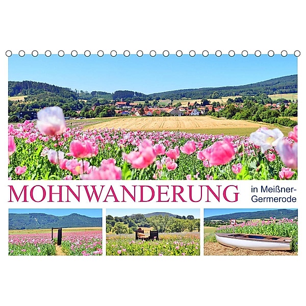 Mohnwanderung in Meißner-Germerode (Tischkalender 2023 DIN A5 quer), Sabine Löwer
