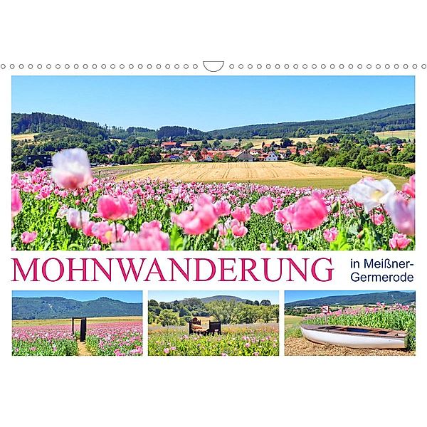 Mohnwanderung in Meißner-Germerode (Wandkalender 2023 DIN A3 quer), Sabine Löwer