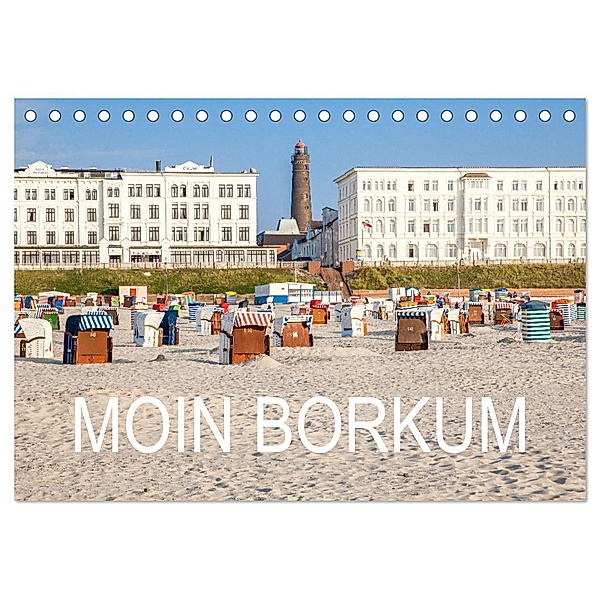 Moin Borkum (Tischkalender 2025 DIN A5 quer), CALVENDO Monatskalender, Calvendo, Dietmar Scherf