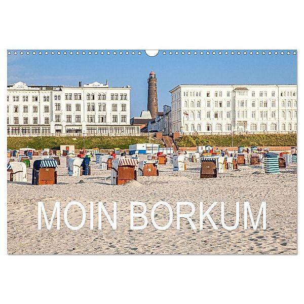 Moin Borkum (Wandkalender 2024 DIN A3 quer), CALVENDO Monatskalender, Dietmar Scherf