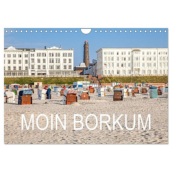 Moin Borkum (Wandkalender 2024 DIN A4 quer), CALVENDO Monatskalender, Dietmar Scherf