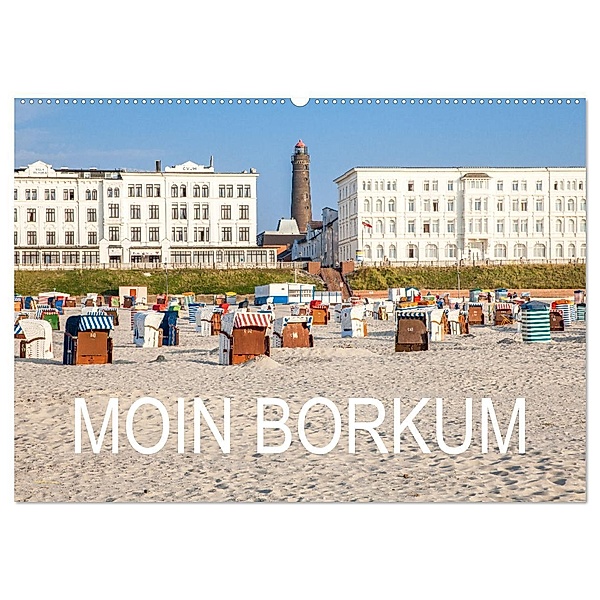 Moin Borkum (Wandkalender 2025 DIN A2 quer), CALVENDO Monatskalender, Calvendo, Dietmar Scherf