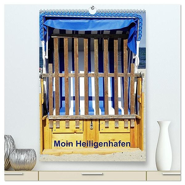 Moin Heiligenhafen (hochwertiger Premium Wandkalender 2024 DIN A2 hoch), Kunstdruck in Hochglanz, Renate Grobelny