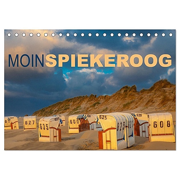 Moin Spiekeroog (Tischkalender 2024 DIN A5 quer), CALVENDO Monatskalender, Dietmar Scherf