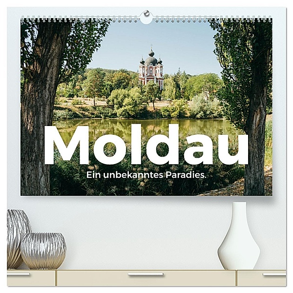 Moldau - Ein unbekanntes Paradies. (hochwertiger Premium Wandkalender 2025 DIN A2 quer), Kunstdruck in Hochglanz, Calvendo, M. Scott
