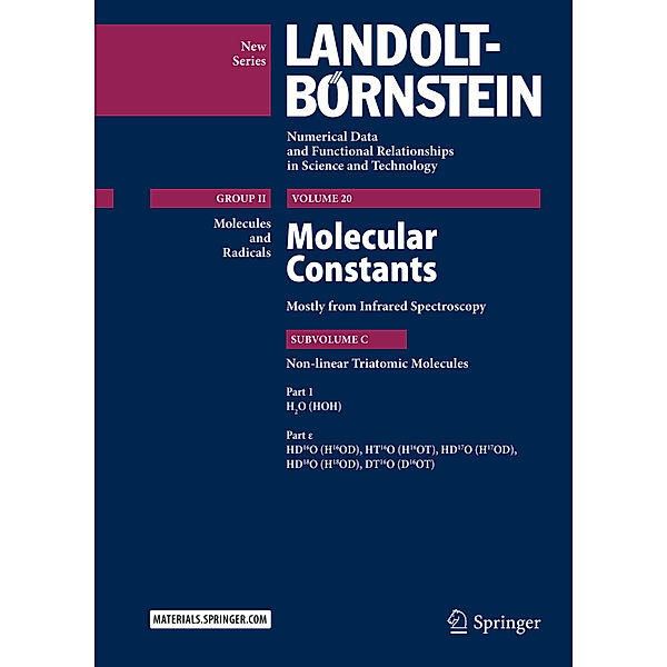 Molecular Constants Mostly from Infrared Spectroscopy, Nathalie Picqué