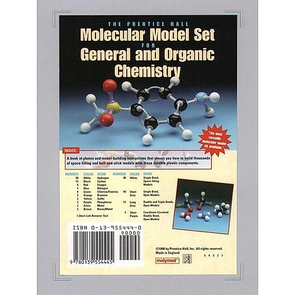 Molecular Model Set for General Organic Chem.