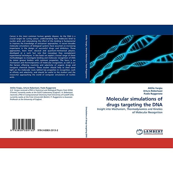 Molecular simulations of drugs targeting the DNA, Attilio Vargiu