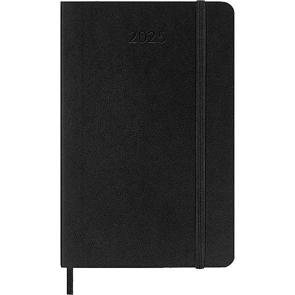 Moleskine 12 Monate Monats Notizkalender 2025, Pocket/A6