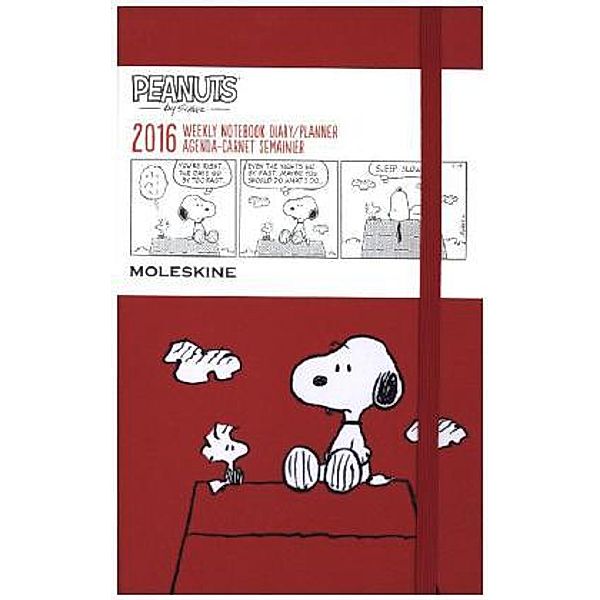 Moleskine 12 Monate Peanuts Wochen-Notizkalender 2016, MOLESKINE S.P.A.